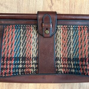 Fossil Brown and Multicolor Clutch